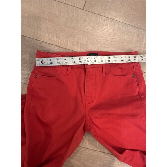 Talbots Red 4 Jegging Cotton Blend Stretch Slim Fit Womens Pants - Picture 4 of 7
